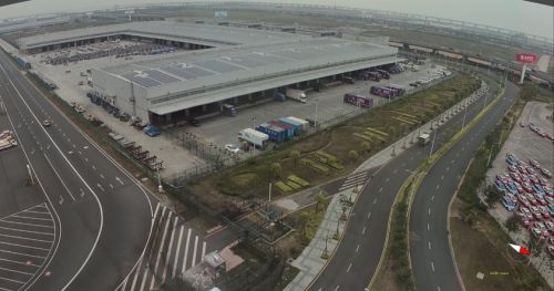 某市機場物流中心全景監控項目案例之一圖片
